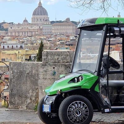 Rome Family Golf Cart Tour with Gelato 4