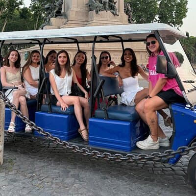 Rome Golf Cart Tour with Professional Photographer 2
