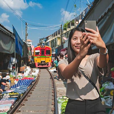 Hua Hin Private Tour Experience with Floating & Railway Markets