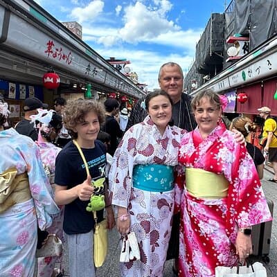 Kimono and Tea Ceremony in Asakusa Private Food Tour With Guide 2
