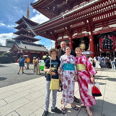 Kimono and Tea Ceremony in Asakusa Private Food Tour With Guide 4
