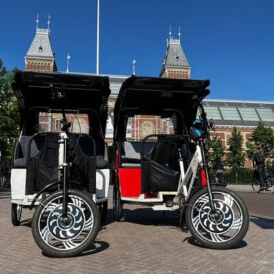 Amsterdam Rikshaw Private Tour with Guide
