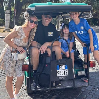 Rome Golf Cart Tour with Professional Photographer 5