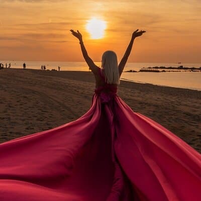 Barcelona Flying Dress photoshoot 4