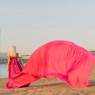 Barcelona Flying Dress photoshoot 5