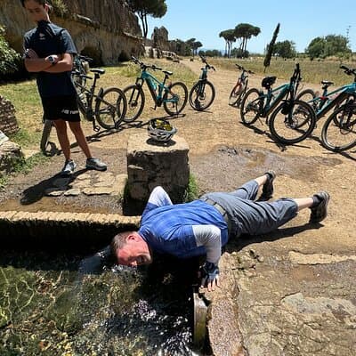 Half Day E Bike Tour of Via Appia with Catacombs and Lunch