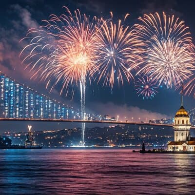 New Year Eve Cruise 2027 with Dinner at Istanbul Bosphorus 5
