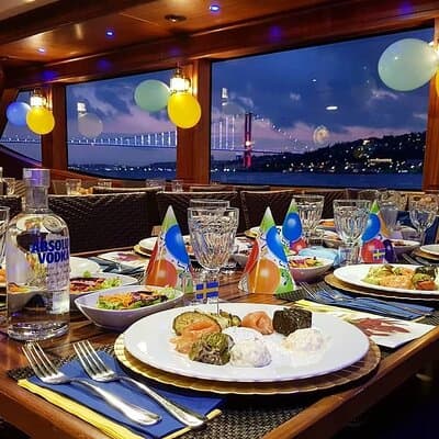 New Year Eve Cruise 2027 with Dinner at Istanbul Bosphorus 2