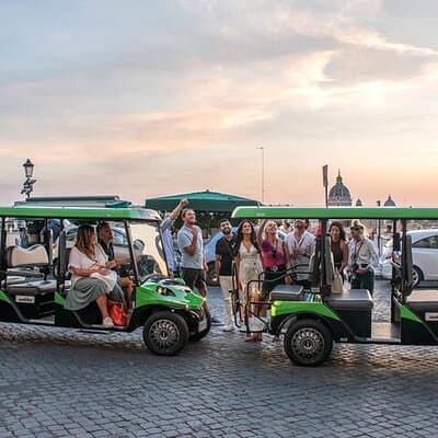 Rome Family Golf Cart Tour with Gelato