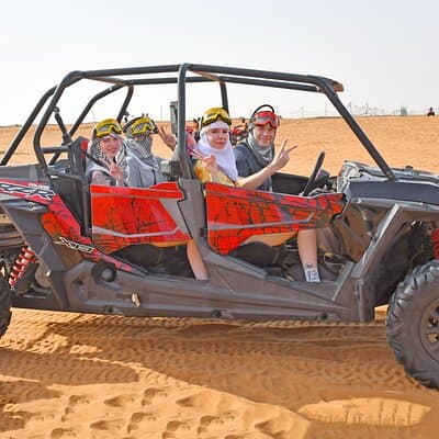 Dubai Evening Buggy Dunes Safari with Sandboarding and Camel Ride 5