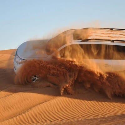 Dubai Desert Safari Dune Bashing, Camel Ride, and BBQ Dinner