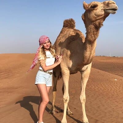Dubai Desert Safari Dune Bashing, Camel Ride, and BBQ Dinner 2