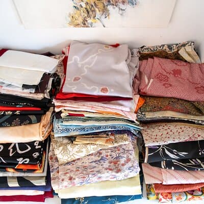 Turn Antique Kimono into Take-Home Interior Art 2