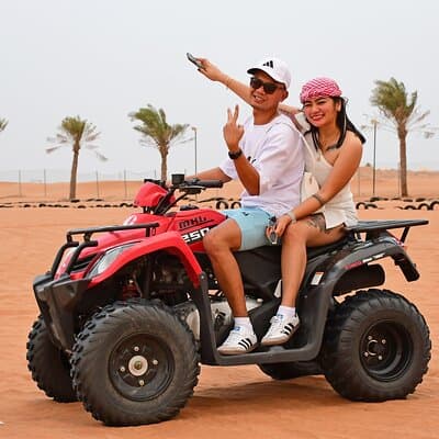 Quad Bike Self-drive & Camel Trekking Experience In Red Dunes Desert