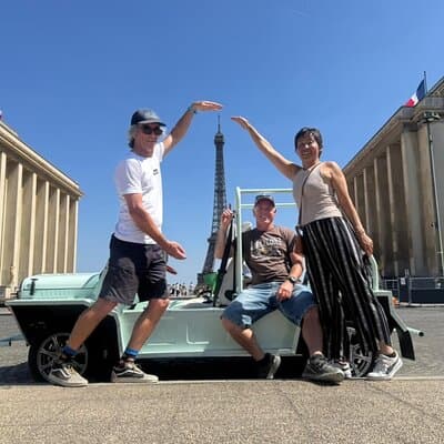 Private 4 - Hour Paris Highlights Tour by Golf Cart Mini Moke 4