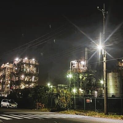 Kawasaki Night Factory Lights: Private Car Tour with Expert Guide 5
