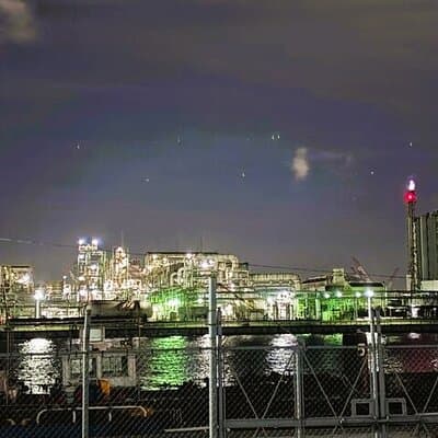Kawasaki Night Factory Lights: Private Car Tour with Expert Guide 4