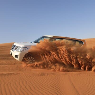 Dubai Desert Safari with BBQ, Camel Ride, Sand Board, Live Shows 2