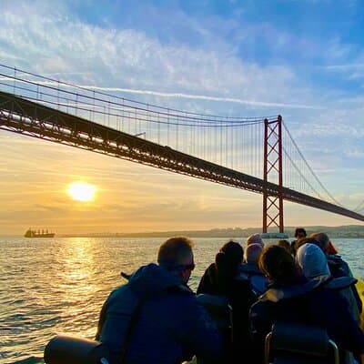 Sunset Speed Boat Tour Lisbon
