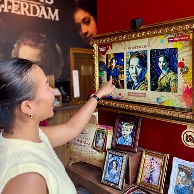 Van Gogh, Vermeer or Rembrandt Style Photo Souvenir 4