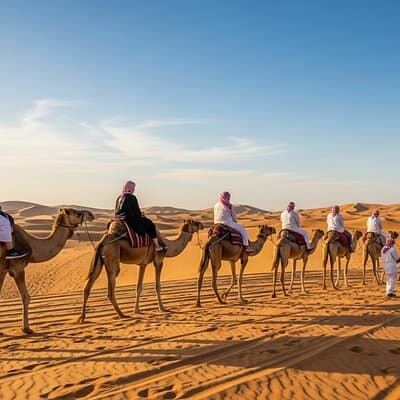 Evening Desert Safari Dubai: BBQ Dinner, Camel Ride & Shows 3