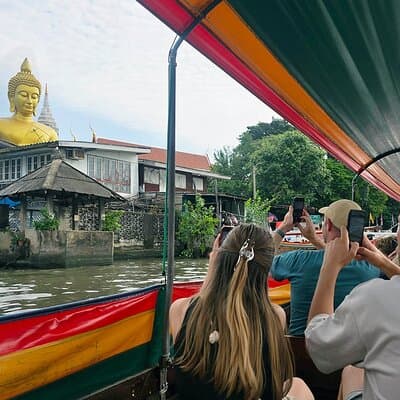 Bangkok Long Boat Canal a Big Buddha and Culture Markets Tour