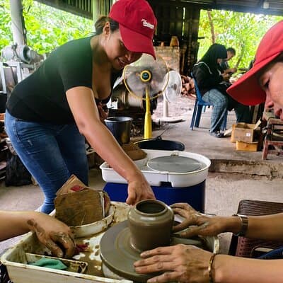 Bangkok's Hidden Island Bike, Pottery and Coffee Cultural Tour