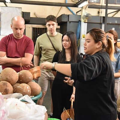 Thai Cooking Class with Market Tour in Sathon Bangkok