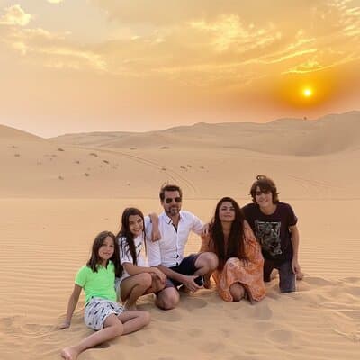Dubai Sunset Desert Safari, sandboarding & camels with transfers 3