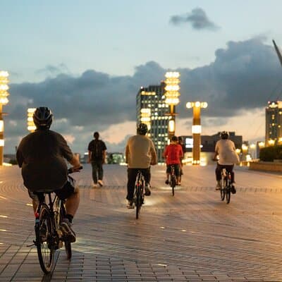 Tokyo Bay Area Sunset Night View 3h Guided Cycling Tour