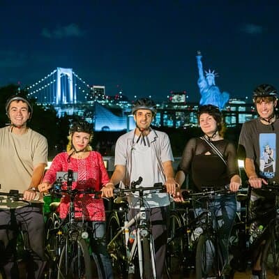 Tokyo Bay Area Sunset Night View 3h Guided Cycling Tour 2