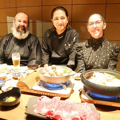 Authentic Sukiyaki Dinner and Life in Shibuya and Nakameguro