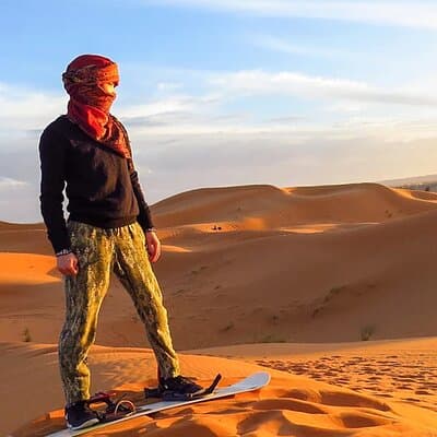 Exclusive Desert Safari Dubai with Camel Ride & Sandboarding 3