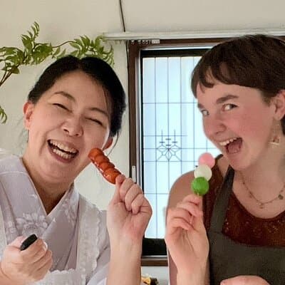 Mochi Matcha Gluten Free Japanese Sweets Class near Shibuya area 5