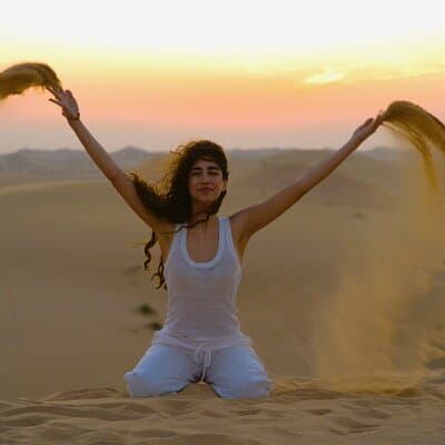 Private Sunrise Desert Safari Tour with Camel ride & Sandboarding 5