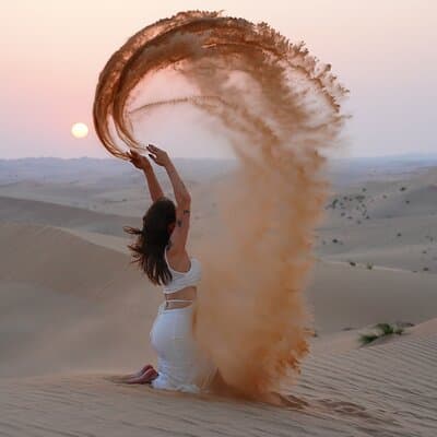Morning/Afternoon Private Desert Safari, Camel Ride & Sand board