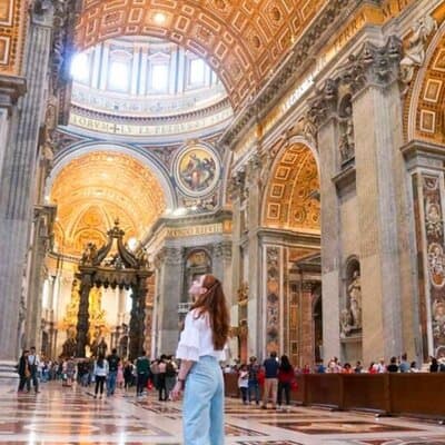 Private St. Peter’s Basilica Tour Dome Climb and Papal Tombs