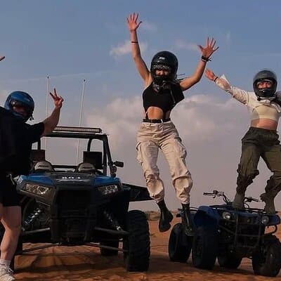 “Private Dubai Desert Safari – Dune Bashing, Camel Ride & BBQ” 4