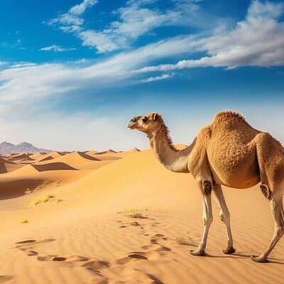 VIP Morning Desert Safari Dune Bashing Sandboarding & Camel Ride 3