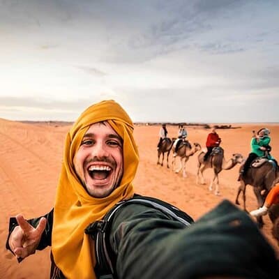 VIP Morning Desert Safari Dune Bashing Sandboarding & Camel Ride 2