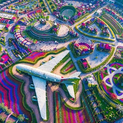 Global Village & Miracle Garden Combo Pack with Private Transfer