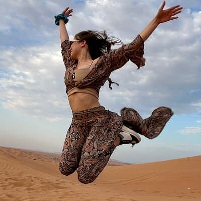 Private Morning Safari Camel Ride, Dune Bashing and Sandboarding 2