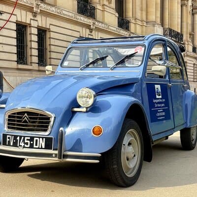 Paris in Citroen 2CV Authentic and Vintage Experience