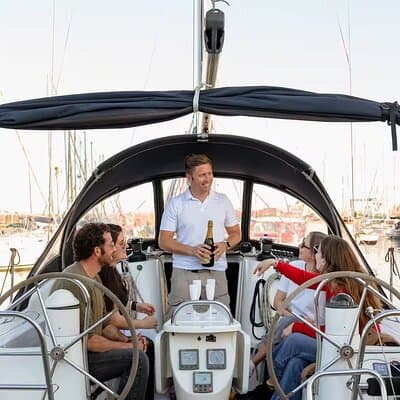 Sunset boat trip with open bar of cava (local champagne) 5