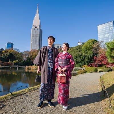 Tokyo: Kimono Rental inside Shinjuku Gyoen National Garden 3