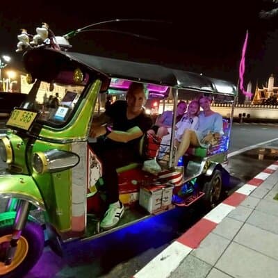 Bangkok Night Tuk Tuk: Street Food & City Lights+Hotel Pickup 4
