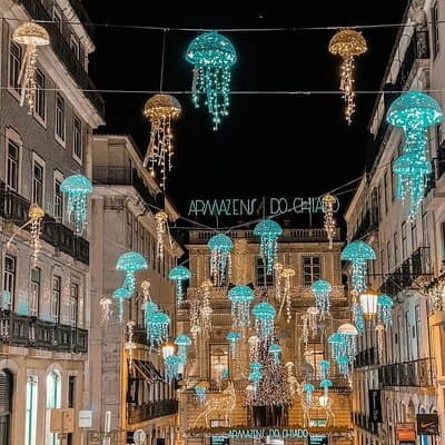 Lisbon Christmas Lights Tour in Private Eco Tuk Tuk with a Local 5