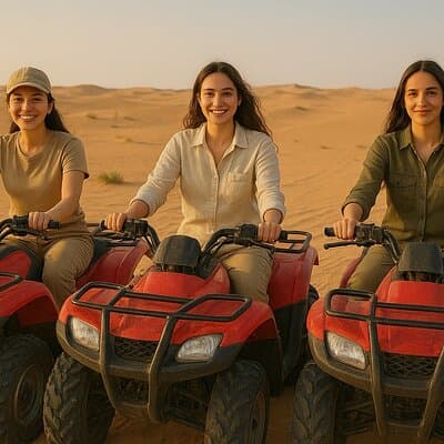 Evening Desert Safari With Quad Bike, BBQ dinner & live shows