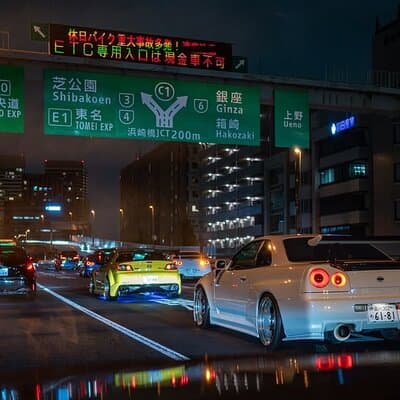Daikoku Car meet & Tokyo Private JDM Night Tour in 700HP R34 GT-R 2