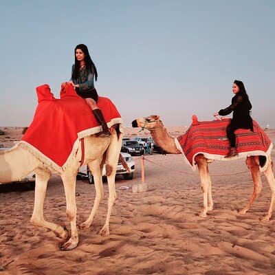 Evening Dubai Desert Safari with Quad Biking & Sandboarding 4